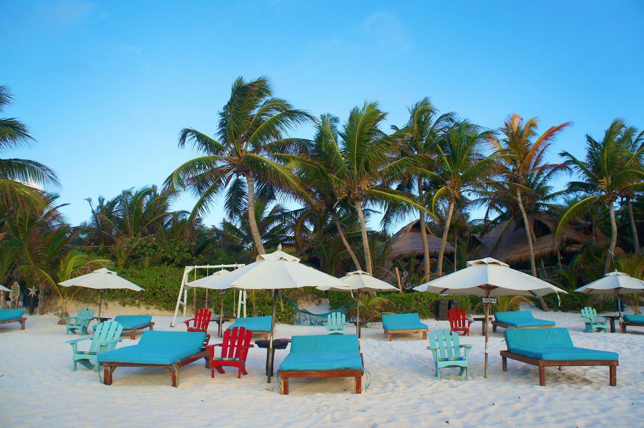 Cabanas La Luna Hotell Tulum Eksteriør bilde